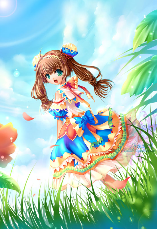 阳光下的少女.jpg