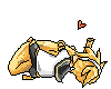 renwithbanana.gif